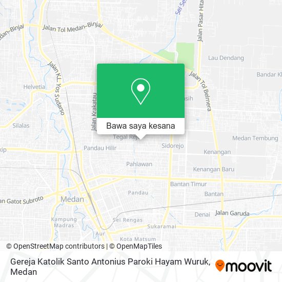 Peta Gereja Katolik Santo Antonius Paroki Hayam Wuruk