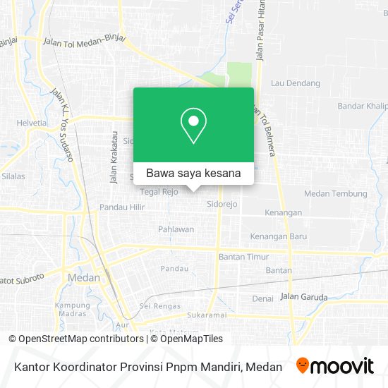 Peta Kantor Koordinator Provinsi Pnpm Mandiri