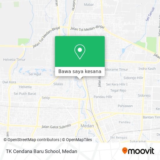 Peta TK Cendana Baru School