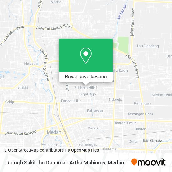 Peta Rumqh Sakit Ibu Dan Anak Artha Mahinrus