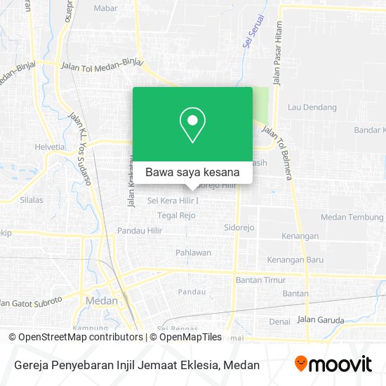 Peta Gereja Penyebaran Injil Jemaat Eklesia
