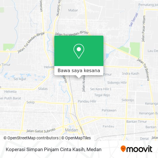 Peta Koperasi Simpan Pinjam Cinta Kasih
