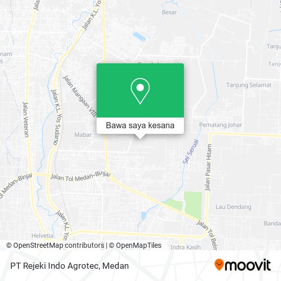 Peta PT Rejeki Indo Agrotec