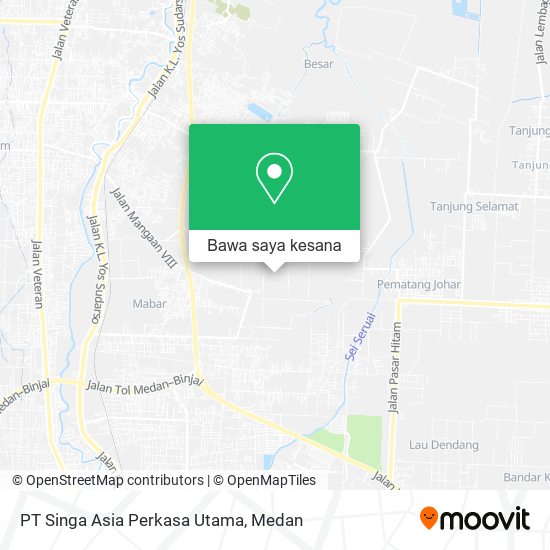 Peta PT Singa Asia Perkasa Utama