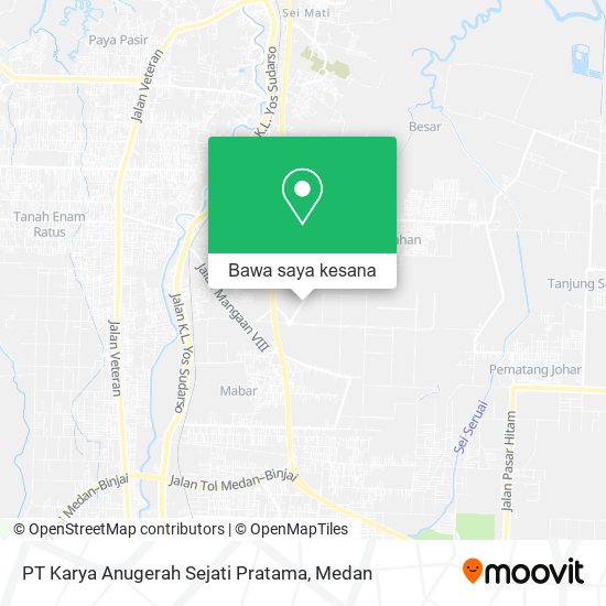 Peta PT Karya Anugerah Sejati Pratama