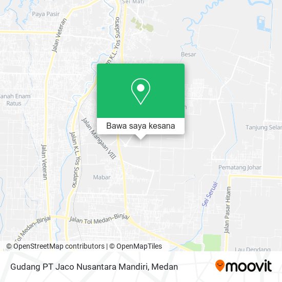 Peta Gudang PT Jaco Nusantara Mandiri