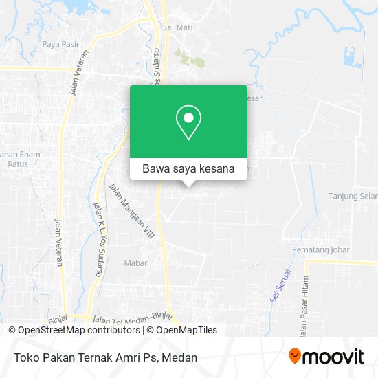 Peta Toko Pakan Ternak Amri Ps