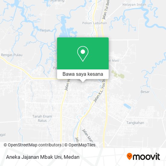 Peta Aneka Jajanan Mbak Uni