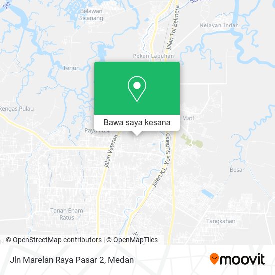 Peta Jln Marelan Raya Pasar 2