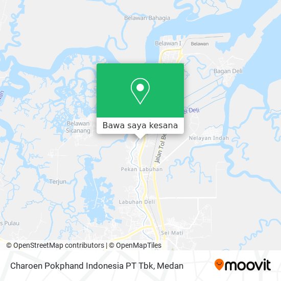 Peta Charoen Pokphand Indonesia PT Tbk