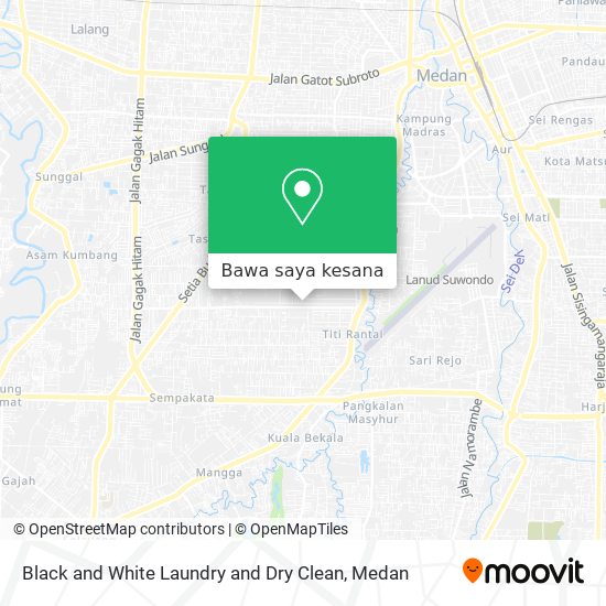 Peta Black and White Laundry and Dry Clean