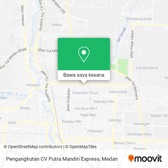 Peta Pengangkutan CV Putra Mandiri Express