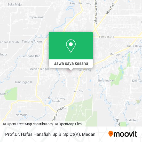 Peta Prof.Dr. Hafas Hanafiah, Sp.B, Sp.Ot(K)
