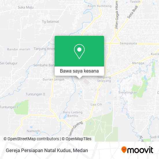 Peta Gereja Persiapan Natal Kudus