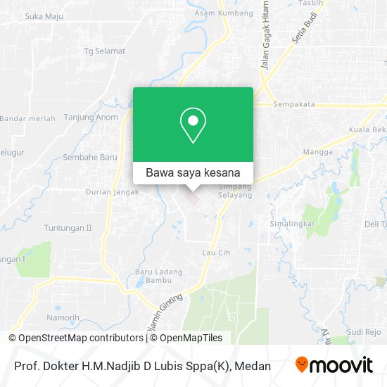 Peta Prof. Dokter H.M.Nadjib D Lubis Sppa(K)
