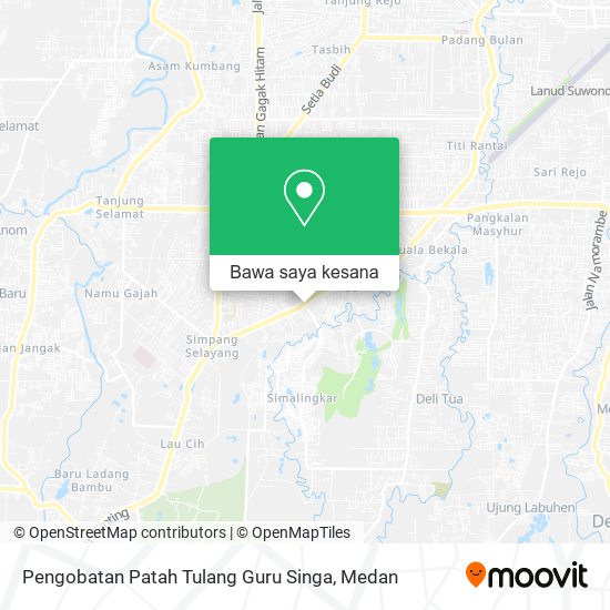 Peta Pengobatan Patah Tulang Guru Singa