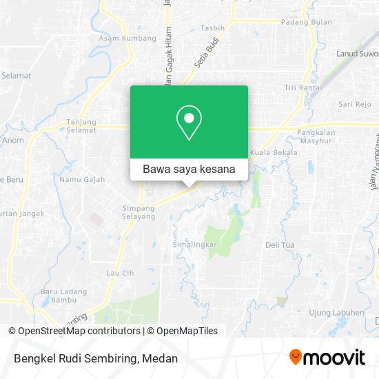 Peta Bengkel Rudi Sembiring