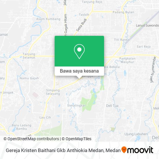 Peta Gereja Kristen Baithani Gkb Anthiokia Medan