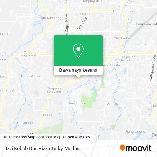 Peta Izzi Kebab Dan Pizza Turky