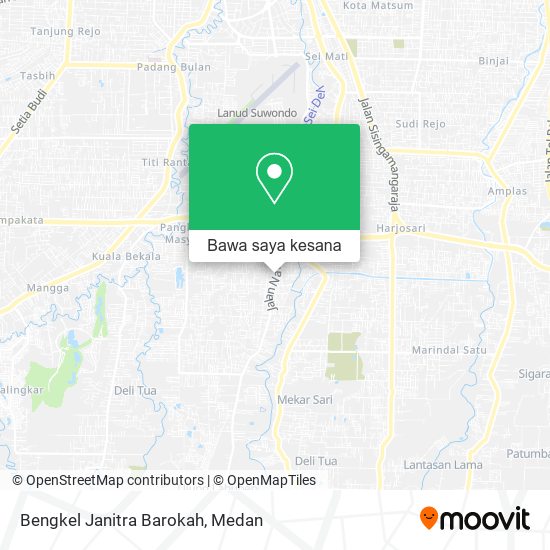 Peta Bengkel Janitra Barokah