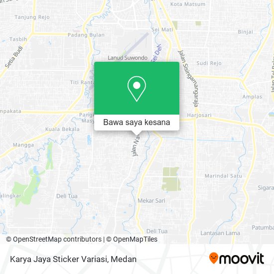 Peta Karya Jaya Sticker Variasi