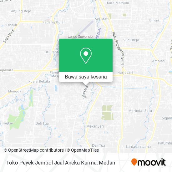 Peta Toko Peyek Jempol Jual Aneka Kurma