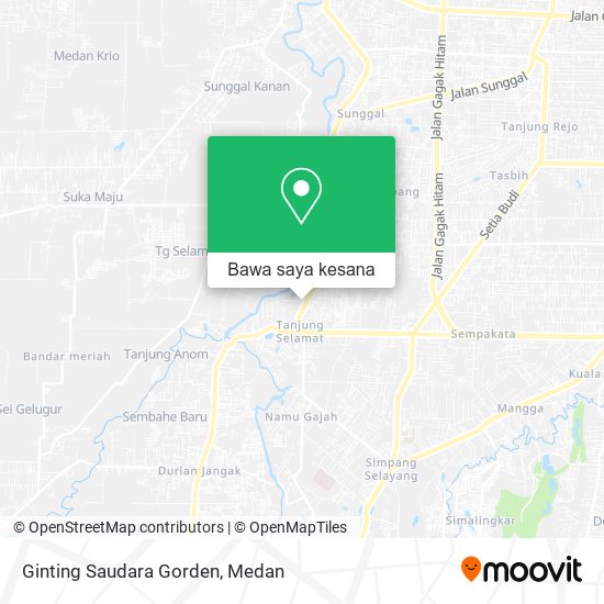 Peta Ginting Saudara Gorden