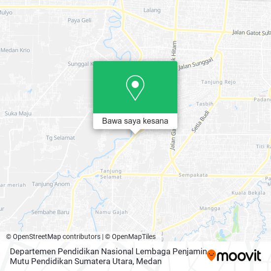 Peta Departemen Pendidikan Nasional Lembaga Penjamin Mutu Pendidikan Sumatera Utara