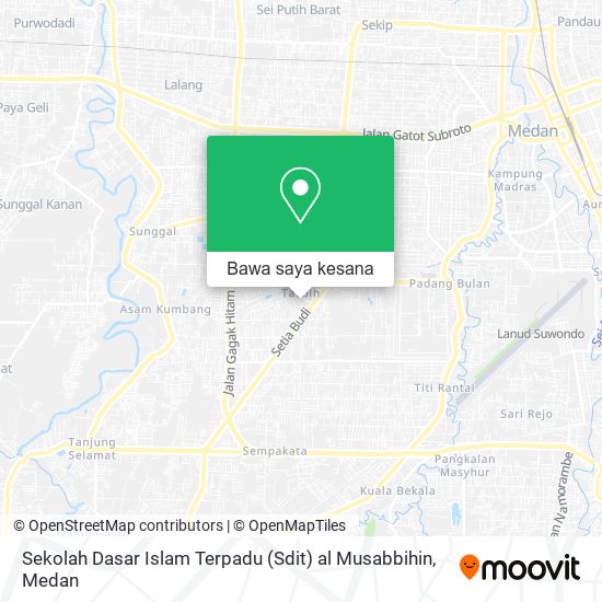 Peta Sekolah Dasar Islam Terpadu (Sdit) al Musabbihin