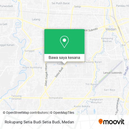 Peta Rokupang Setia Budi Setia Budi