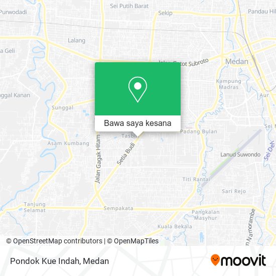 Peta Pondok Kue Indah