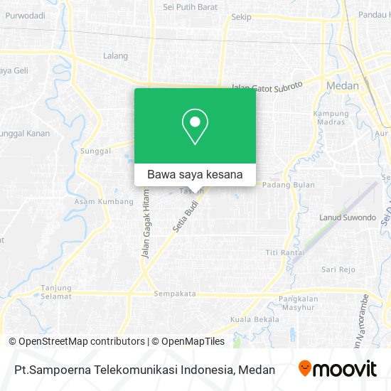 Peta Pt.Sampoerna Telekomunikasi Indonesia