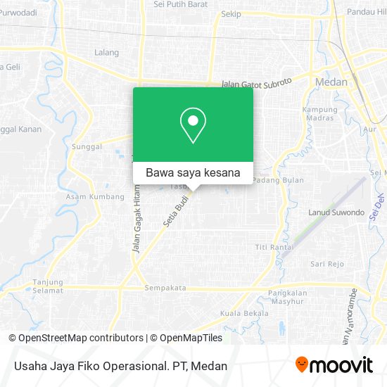 Peta Usaha Jaya Fiko Operasional. PT
