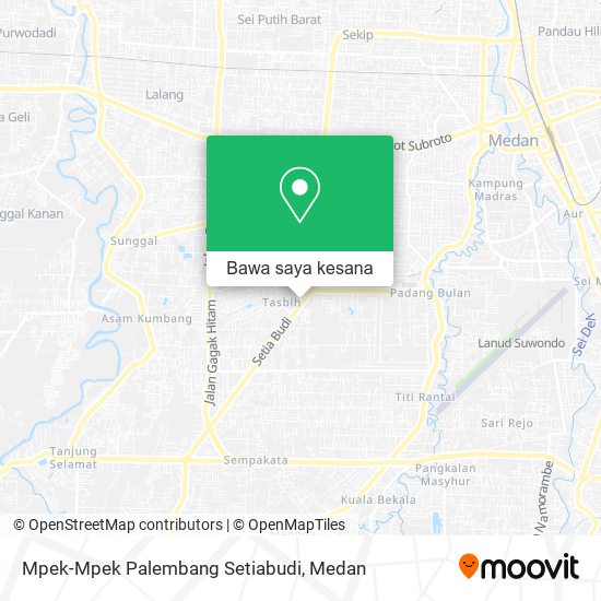 Peta Mpek-Mpek Palembang Setiabudi