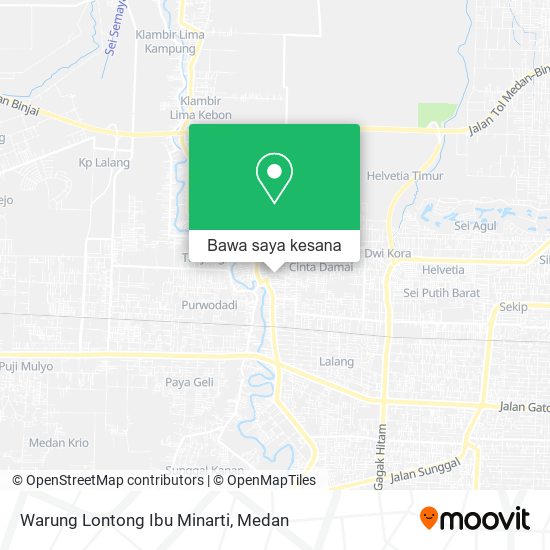 Peta Warung Lontong Ibu Minarti