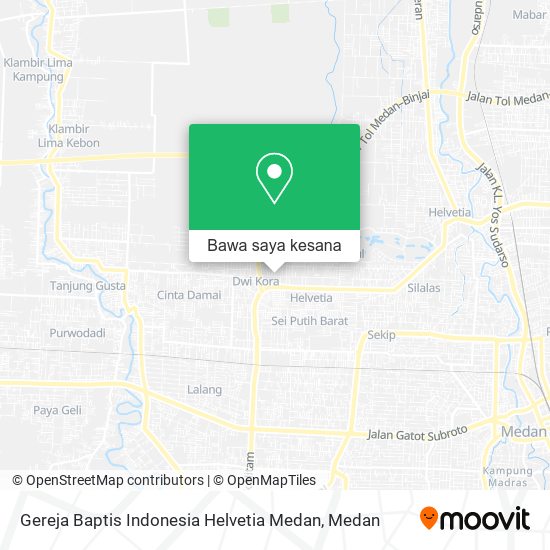 Peta Gereja Baptis Indonesia Helvetia Medan