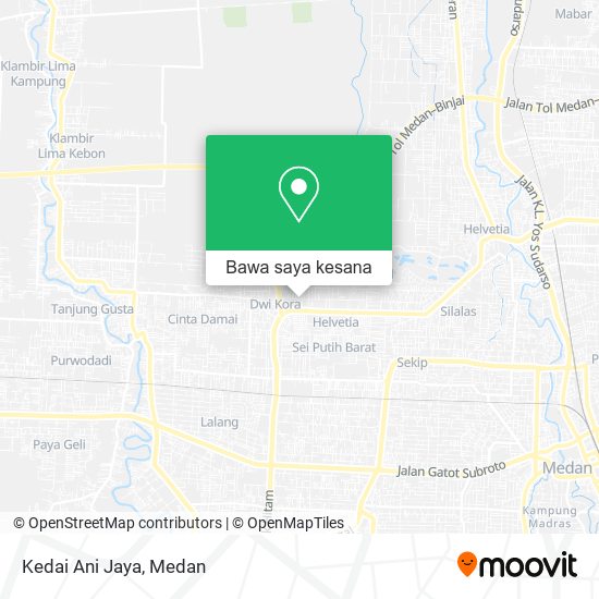 Peta Kedai Ani Jaya