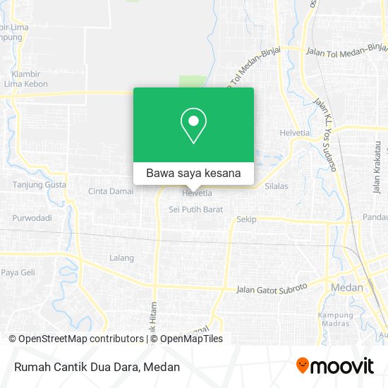 Peta Rumah Cantik Dua Dara