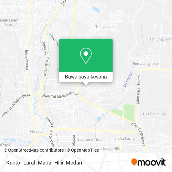 Peta Kantor Lurah Mabar Hilir