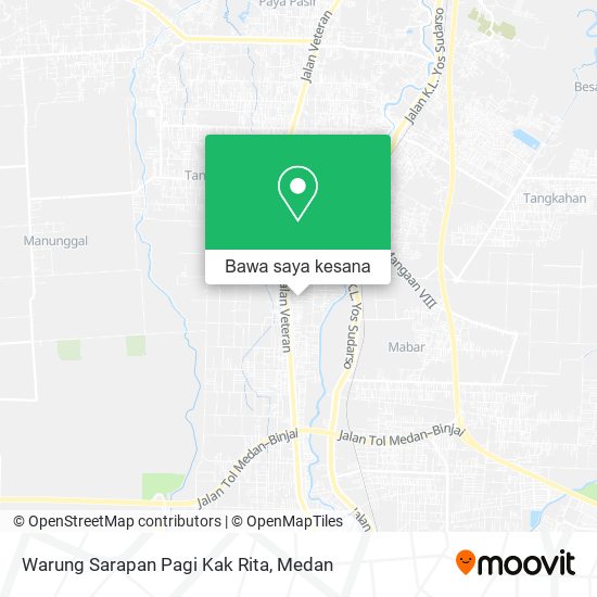 Peta Warung Sarapan Pagi Kak Rita