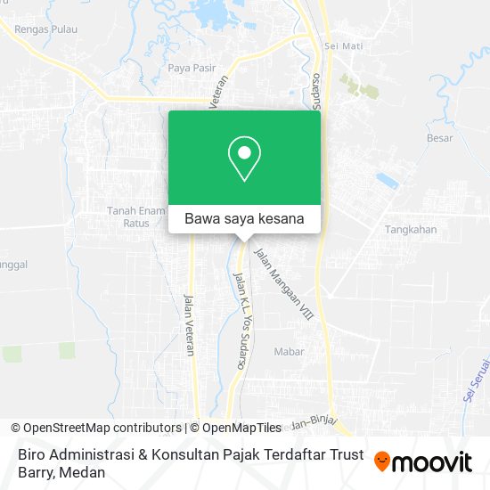 Peta Biro Administrasi & Konsultan Pajak Terdaftar Trust Barry