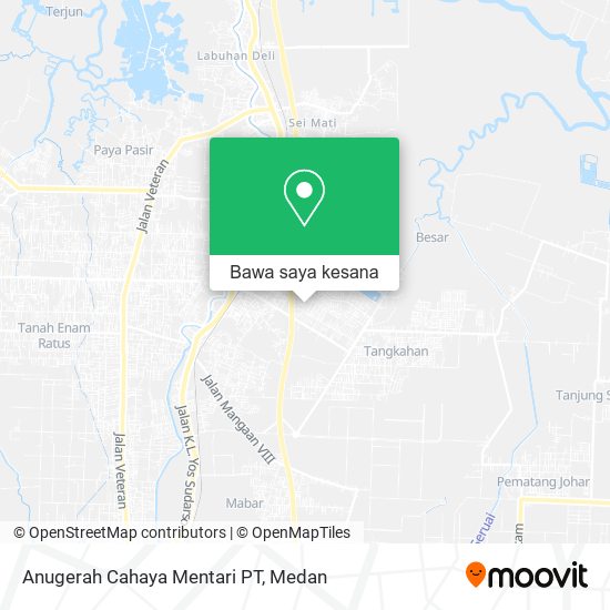 Peta Anugerah Cahaya Mentari PT