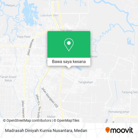 Peta Madrasah Diniyah Kurnia Nusantara