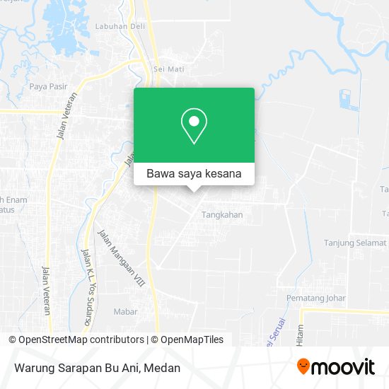 Peta Warung Sarapan Bu Ani