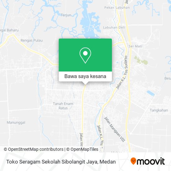 Peta Toko Seragam Sekolah Sibolangit Jaya