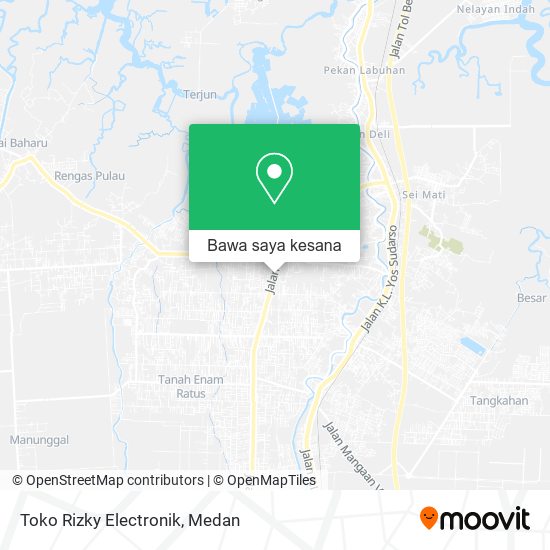 Peta Toko Rizky Electronik