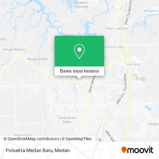 Peta Polsekta Medan Baru