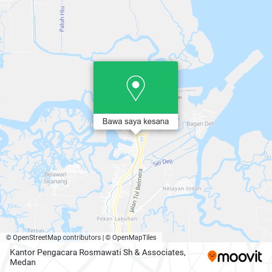 Peta Kantor Pengacara Rosmawati Sh & Associates