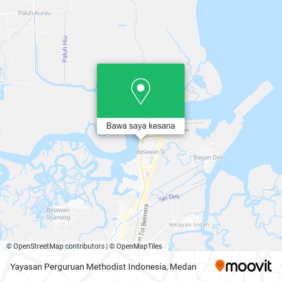 Peta Yayasan Perguruan Methodist Indonesia
