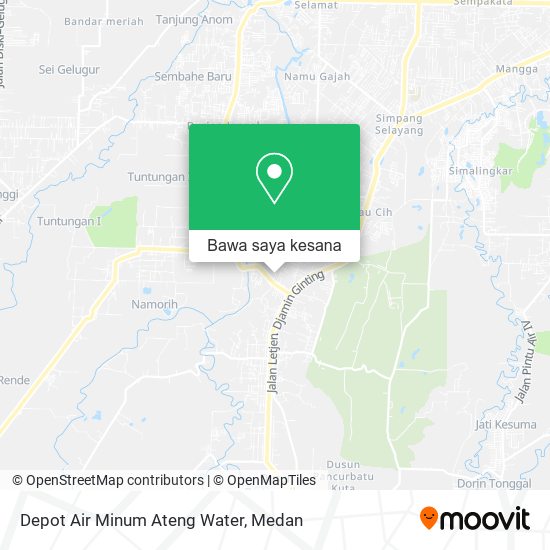 Peta Depot Air Minum Ateng Water